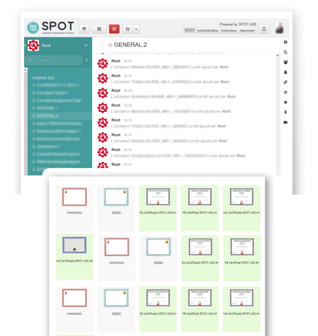 spot lms plateforme de e-learning